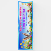 カスタムなイースター誕生会の装飾、イースター 横断幕 (縦)