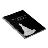 カスタムなウェディングプランナーのノート ノートブック (右側)