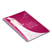 カスタムなウェディングプランナー花嫁ジャーナルノート ノートブック (右側)