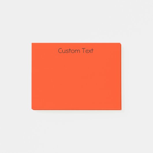 カスタムなオレンジか赤い ポストイット (正面)