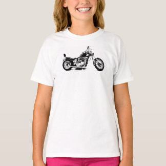 カスタムなオートバイのTシャツ Tシャツ