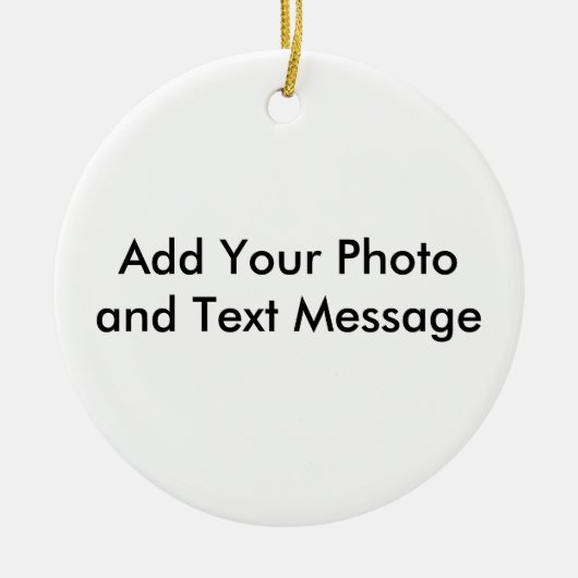 カスタムなオーナメント セラミックオーナメント (正面)