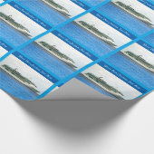 カスタムなカイマンの輝き ラッピングペーパー (角)