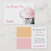 カスタムなカップケーキの名刺 名刺 (正面/裏面)