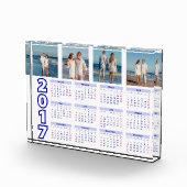 カスタムなカップルの写真|のカスタムの2017年の写真のカレンダー フォトブロック (右)