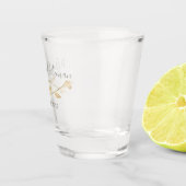 カスタムなガラス結婚式の引き出物 ショットグラス (右)