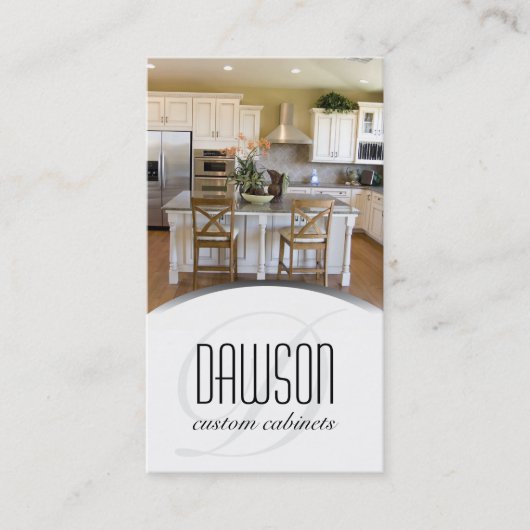 カスタムなキャビネットメーカーの名刺 名刺 (正面)