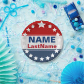 カスタムなキャンペーンテンプレート ペーパープレート (パーティー)