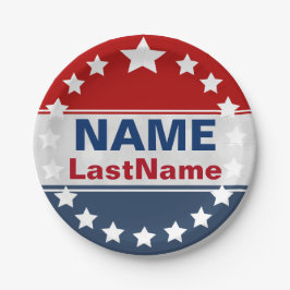 カスタムなキャンペーンテンプレート ペーパープレート