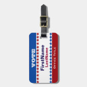 カスタムなキャンペーンテンプレート ラゲッジタグ (正面縦)