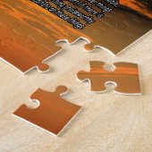 カスタムなキリスト教の聖書の詩のPHILIPPIANSの4:8 ジグソーパズル (側面)