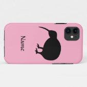 カスタムなキーウィのiPhoneの場合 Case-Mate iPhoneケース (裏面(横))