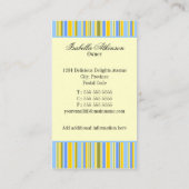 カスタムなギフトのバスケット 名刺 (裏面)