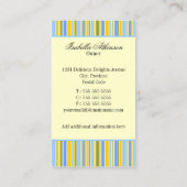 カスタムなギフトのバスケット 名刺 (裏面)