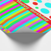 カスタムなギフト用包装紙PAPPER、誕生日、クリスマスのギフト ラッピングペーパー (角)