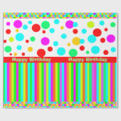 カスタムなギフト用包装紙PAPPER、誕生日、クリスマスのギフト ラッピングペーパー (フラット)