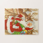 カスタムなクリスマスのパズル ジグソーパズル (横)