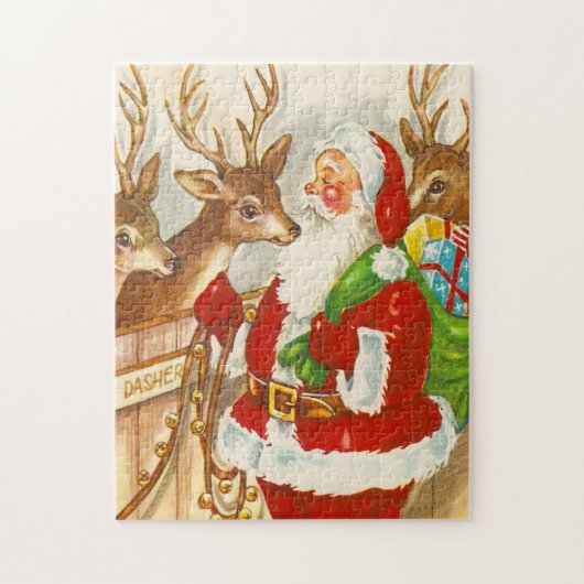 カスタムなクリスマスのパズル ジグソーパズル (縦)
