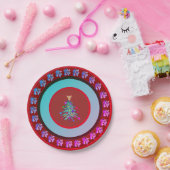 カスタムなクリスマスの紙皿 ペーパープレート (パーティー)