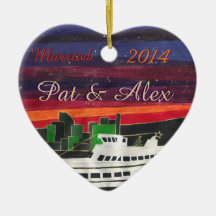 カスタムなクリスマスの船-最初結婚したなクリスマス