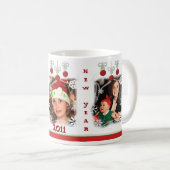 カスタムなクリスマスオーナメントのコーヒー・マグ コーヒーマグカップ (正面右)