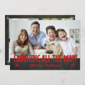 カスタムなクリスマスカードをずっと笑わせること シーズンカード (正面/裏面)