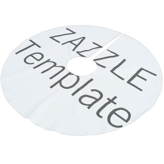 カスタムなクリスマスツリーのスカートによってブラシをかけられるポリエステル ブラッシュドポリエステルツリースカート (アングル)