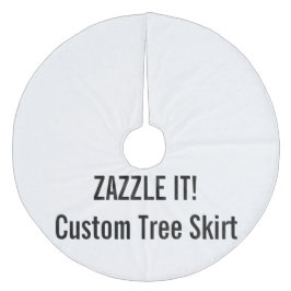 カスタムなクリスマスツリーのスカートのブランクのテンプレート フリース ツリースカート