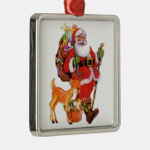 カスタムなクリスマスツリー メタルオーナメント (右)