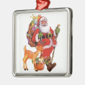 カスタムなクリスマスツリー メタルオーナメント (左)