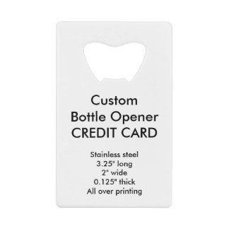 カスタムなクレジットカードのスタイルの栓抜き クレジットカード栓抜き