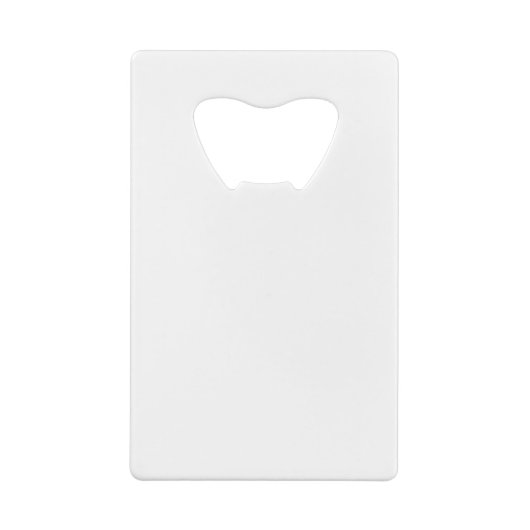 カスタムなクレジットカードの栓抜きのブランクのテンプレート クレジットカード栓抜き (裏面)