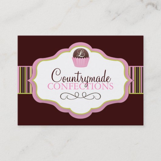 カスタムなケーキの球の名刺 名刺 (正面)