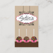 カスタムなケーキはベーカリーをぽんと鳴らします 名刺 (正面)