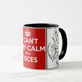 カスタムなコンボのマグか(占星術の)十二宮図魚類 マグカップ (正面右)