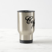 カスタムなコーヒータンブラー-個人化して下さい トラベルマグ (中央)