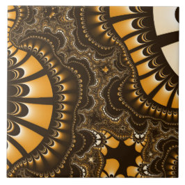 カスタムなコーヒーブラウンは大きいタイルをリミックスします タイル