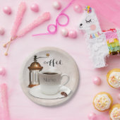 カスタムなコーヒープレート ペーパープレート (パーティー)