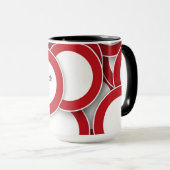 カスタムなコーヒー・マグ15ozはZazz_itによって一流加えます マグカップ (正面右)