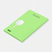 カスタムなゴルフ・ボールのゴルフをするデザインのポスト・イット ポストイット (アングル)