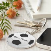 カスタムなサッカーボール キーホルダー (正面右)