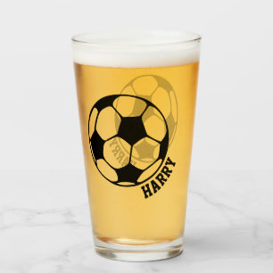 カスタムなサッカー タンブラーグラス