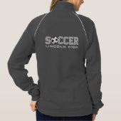 カスタムなサッカー パーカ (裏面)