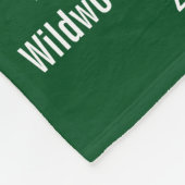 カスタムなサマーキャンプか小屋5の写真のコラージュ フリースブランケット (角)