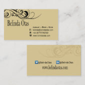 カスタムなジャーナリストの作家の編集者 名刺 (正面/裏面)