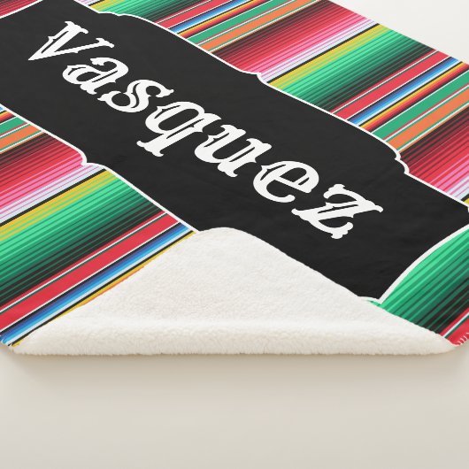 カスタムなスペイン人のSerapeのメキシコ総括的なパーソナライズ シェルパブランケット (3/4)