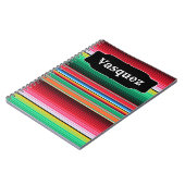 カスタムなスペイン人のSerapeのメキシコ総括的なパーソナライズ ノートブック (左側)