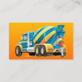 カスタムなセメントまたはトラックミキサの建築 名刺 (裏面)