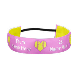 カスタムなソフトボールのヘッドバンドチームおよびプレーヤーの名前 アスレチックヘッドバンド