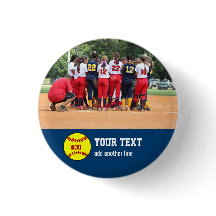 カスタムなソフトボールチームまたはプレーヤーの写真の名前数